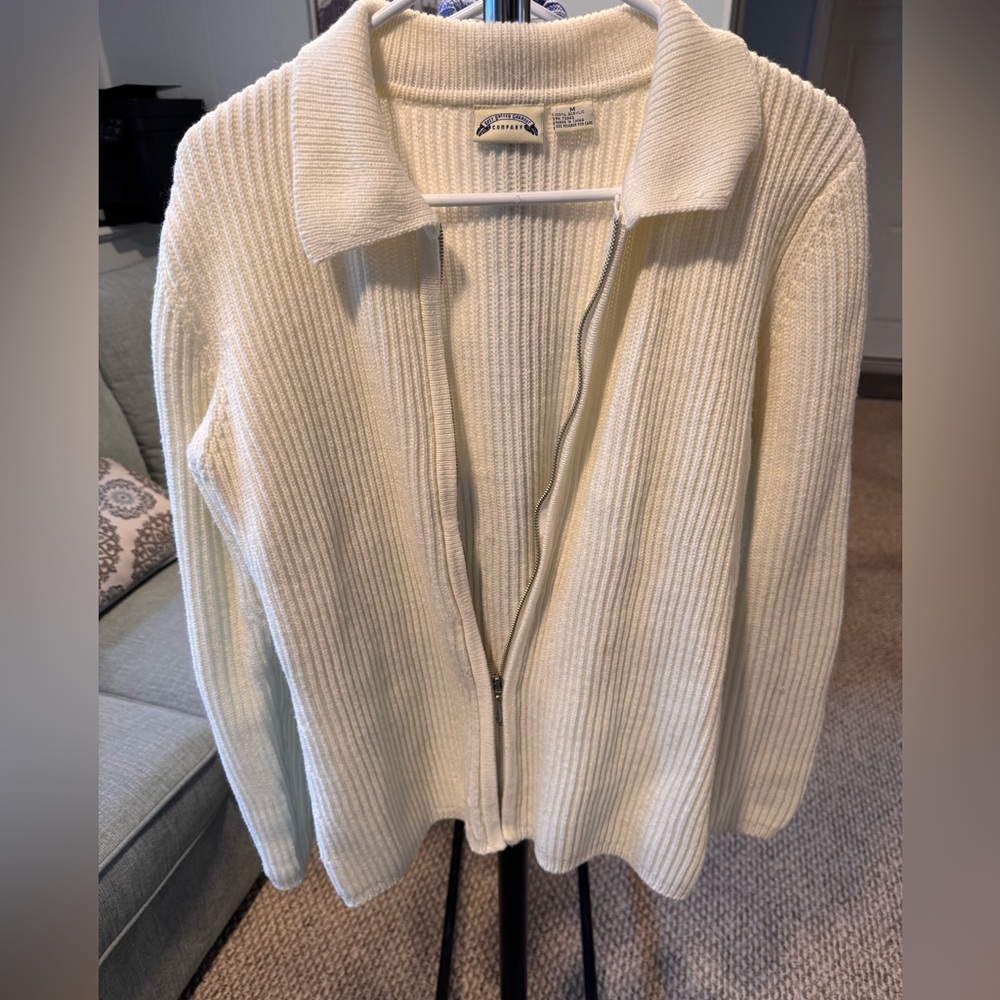 Vintage 90s zip up Sweater